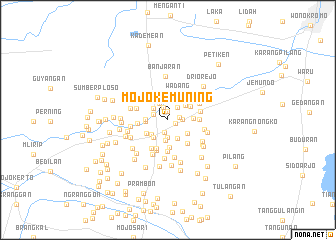 map of Mojokemuning