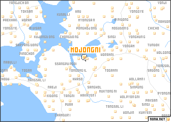 map of Mojŏng-ni