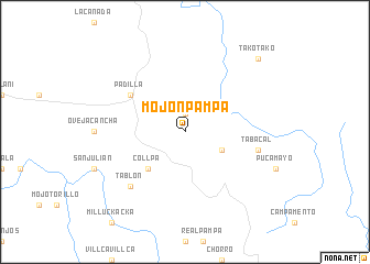 map of Mojonpampa