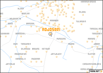 map of Mojosari