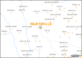 map of Mojotorillo