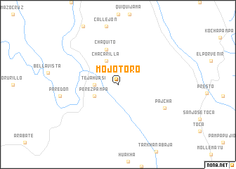 map of Mojotoro