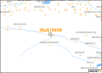 map of Mojstrana