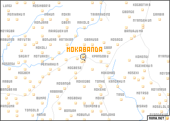 map of Mokabanda