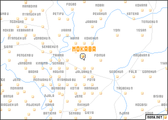 map of Mokaba