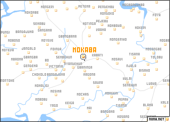 map of Mokaba