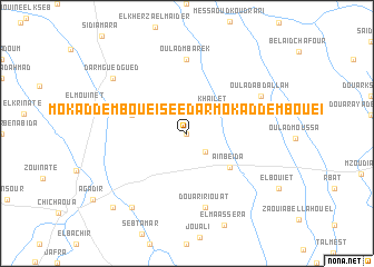 map of Mokaddem Boueï see Dar Mokaddem Boueï