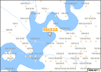 map of Mokaga