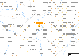 map of Mokaima