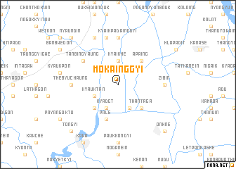 map of Mokainggyi