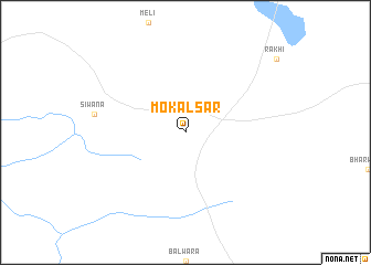 map of Mokalsar