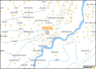 map of Mokal