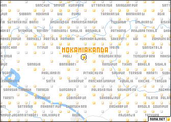 map of Mokāmiākānda