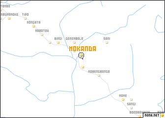 map of Mokanda