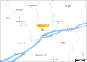 map of Mokane