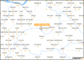 map of Mokankre