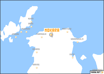 map of Mokara
