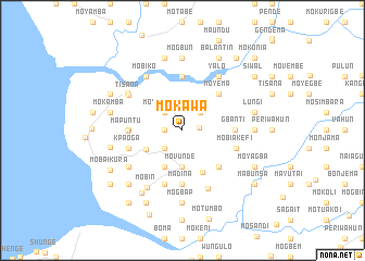 map of Mokawa