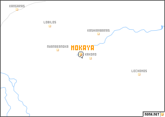 map of Mokaya