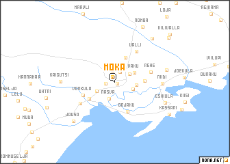 map of Moka