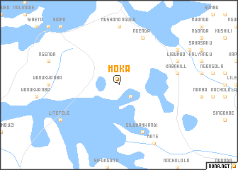 map of Moka