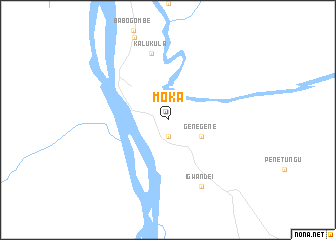 map of Moka