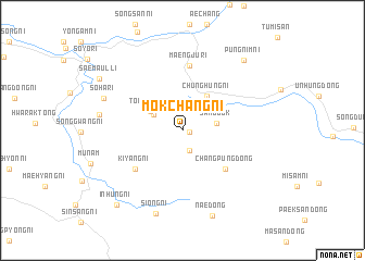 map of Mokchang-ni