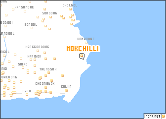 map of Mokchil-li