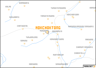 map of Mokchok-tong