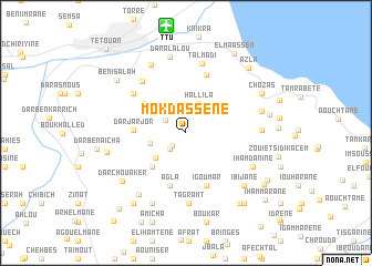 map of Mokdassene