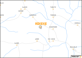 map of Mokeke