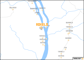 map of Mokélo