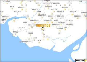 map of Mokende