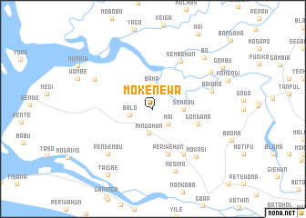 map of Mokenewa