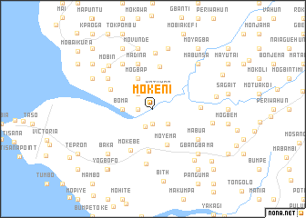 map of Mokeni