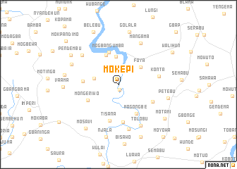 map of Mokepi