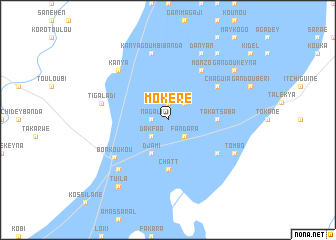 map of Mokéré