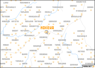 map of Mokewa