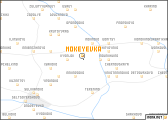 map of Mokeyevka