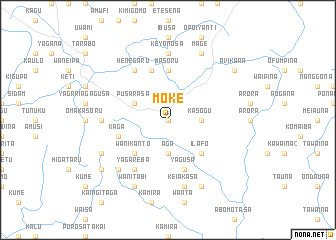 map of Moke