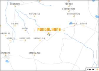 map of Mokgalwane