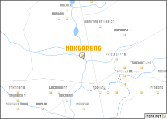 map of Mokgareng