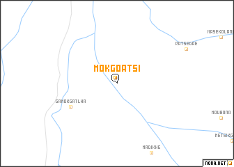 map of Mokgoatsi