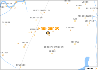 map of Mokhannas̄