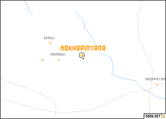 map of Mokhapinyana