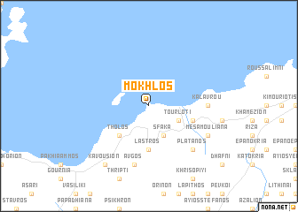 map of Mókhlos