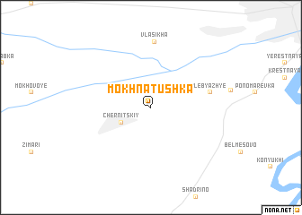 map of Mokhnatushka
