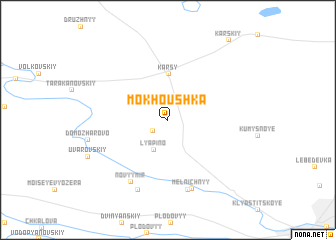 map of Mokhoushka