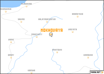 map of Mokhovaya