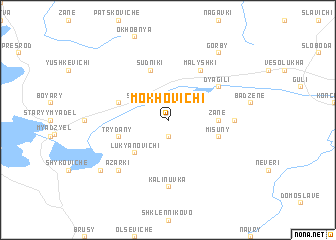 map of Mokhovichi